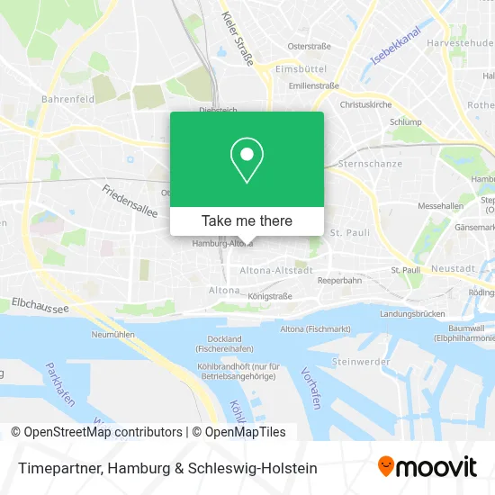 Timepartner map