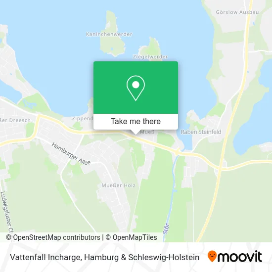 Vattenfall Incharge map