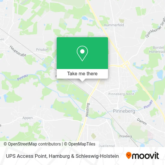 Ups Access Point map