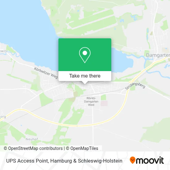 Ups Access Point map