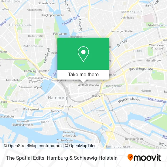 The Spatial Edits map