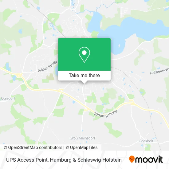 Ups Access Point map