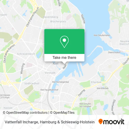 Vattenfall Incharge map