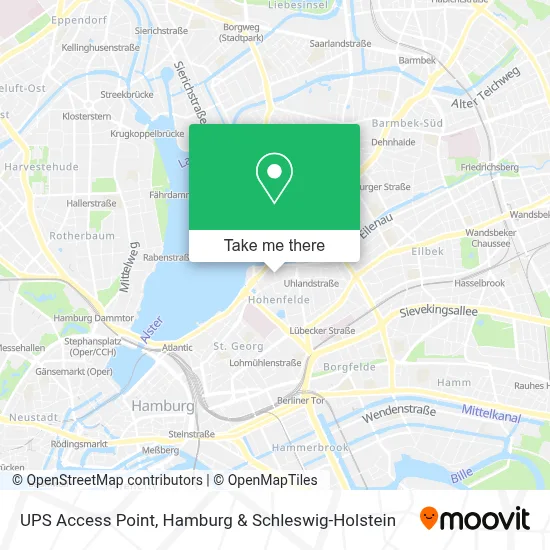 Ups Access Point map