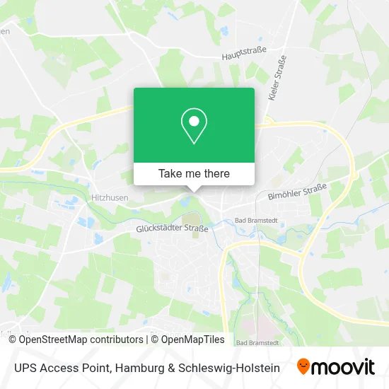 Ups Access Point map