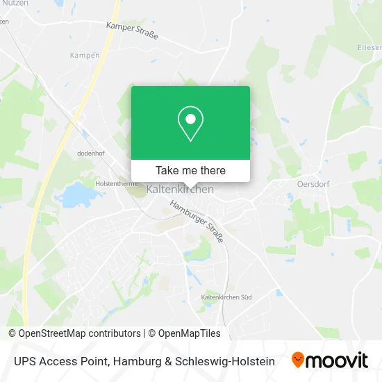 Ups Access Point map