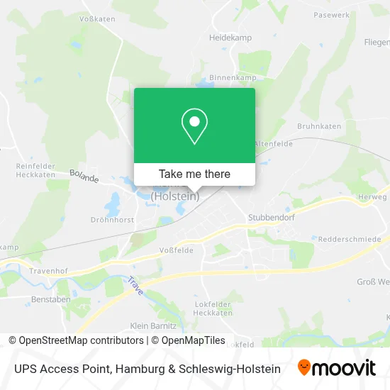 Ups Access Point map