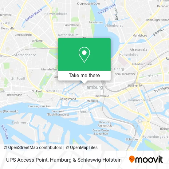 Ups Access Point map