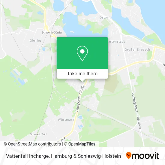 Vattenfall Incharge map