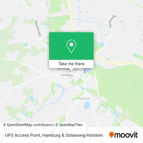 Ups Access Point map