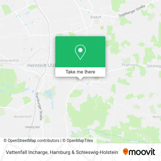 Vattenfall Incharge map