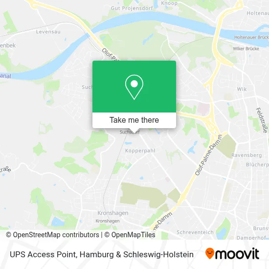 Ups Access Point map