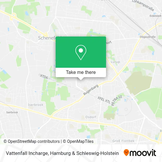 Vattenfall Incharge map