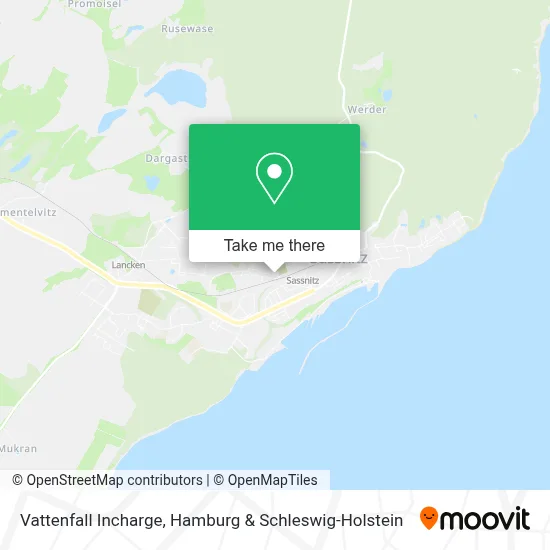 Vattenfall Incharge map