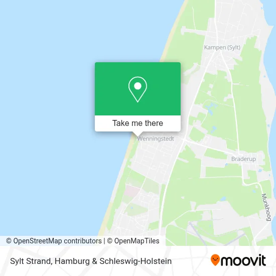 Sylt Strand map