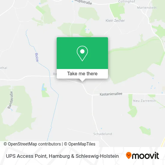 Ups Access Point map