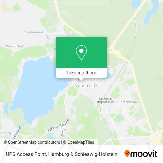 Ups Access Point map