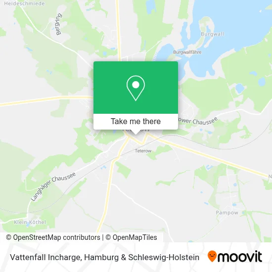 Vattenfall Incharge map