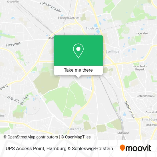 Ups Access Point map