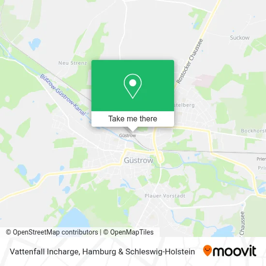 Vattenfall Incharge map