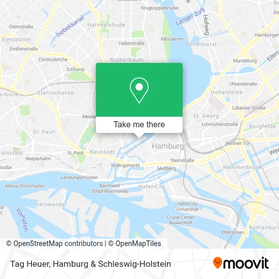 Tag Heuer map