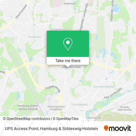 Ups Access Point map