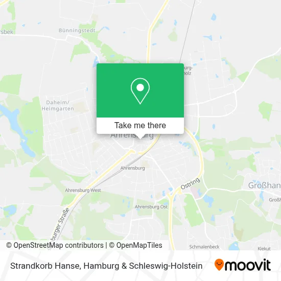 Strandkorb Hanse map