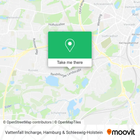 Vattenfall Incharge map