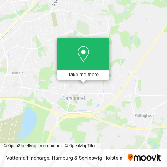 Vattenfall Incharge map