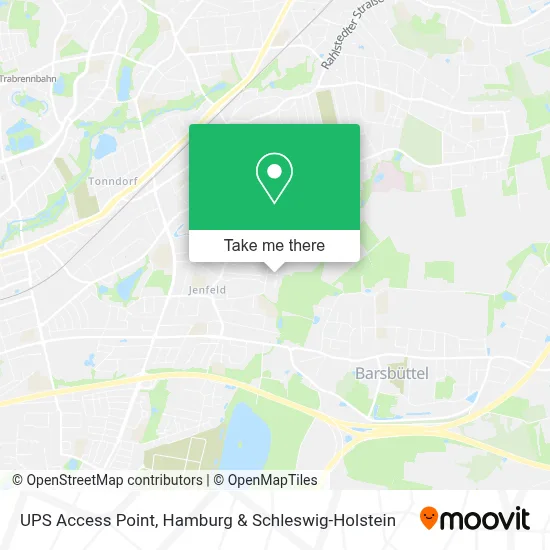 Ups Access Point map