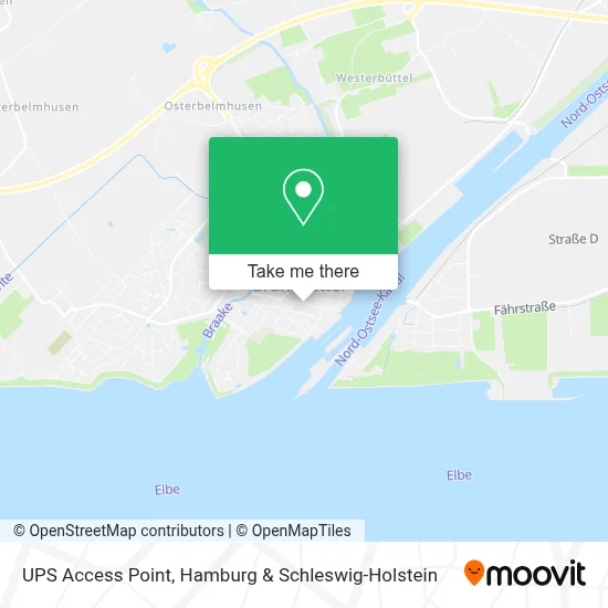 Ups Access Point map