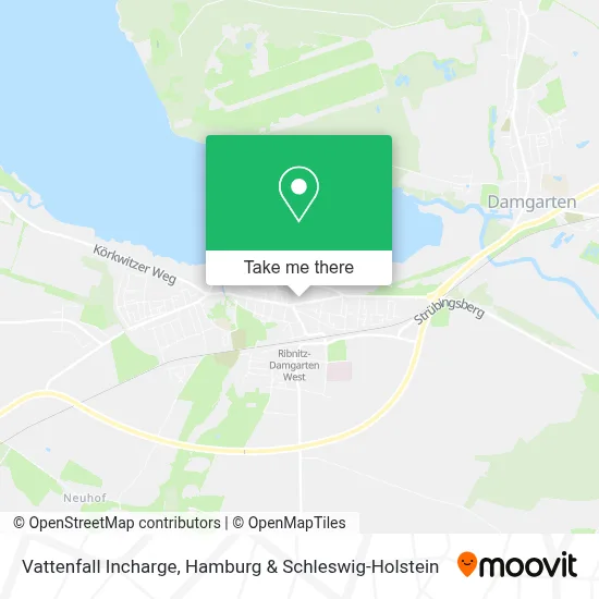 Vattenfall Incharge map