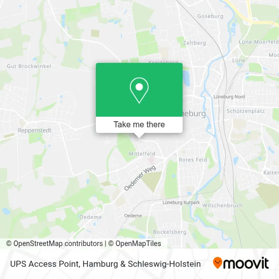 Ups Access Point map
