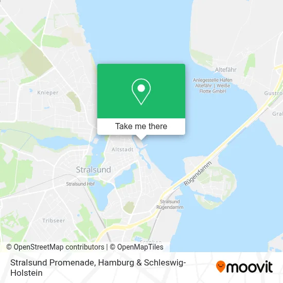 Stralsund Promenade map