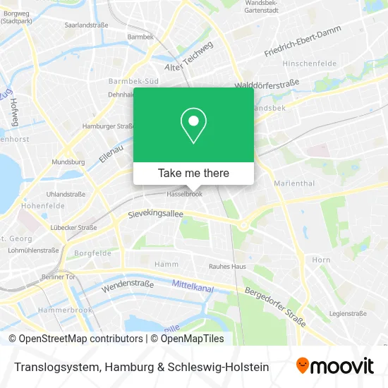 Translogsystem map