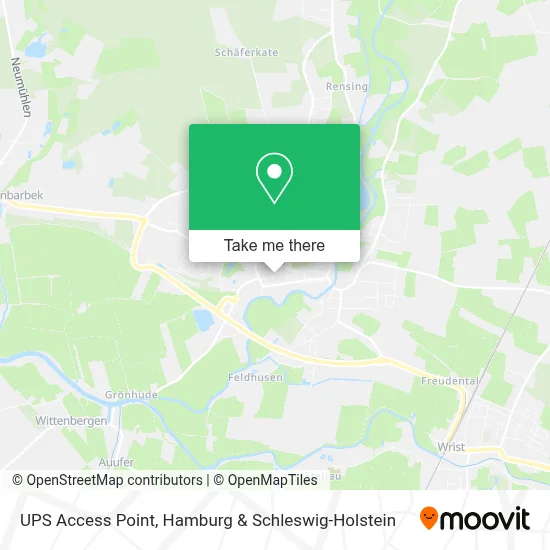 Ups Access Point map