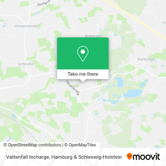 Vattenfall Incharge map