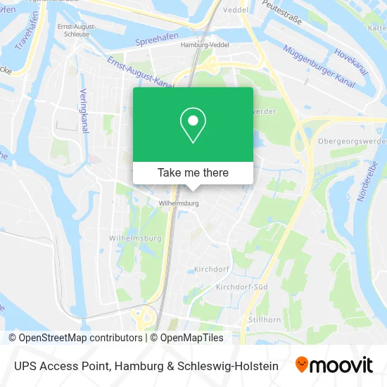 Ups Access Point map
