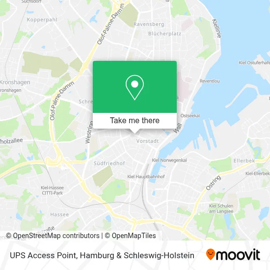 Ups Access Point map