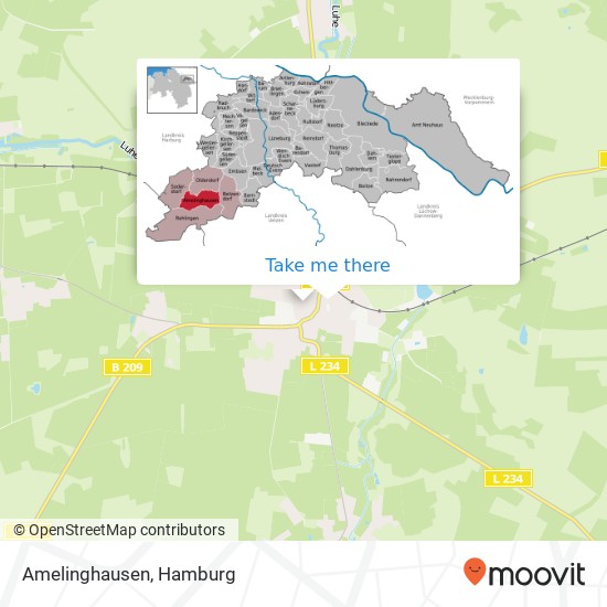 Карта Amelinghausen