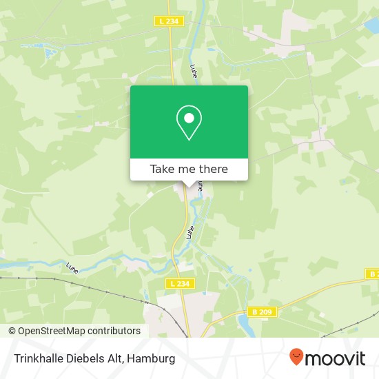 Trinkhalle Diebels Alt map