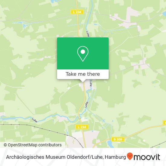 Archäologisches Museum Oldendorf / Luhe map