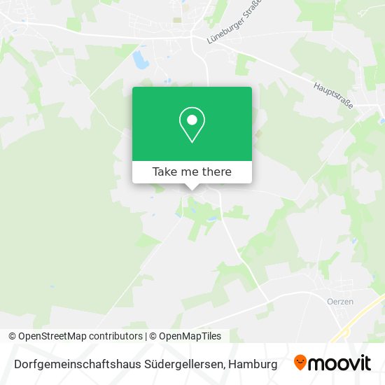 Dorfgemeinschaftshaus Südergellersen map