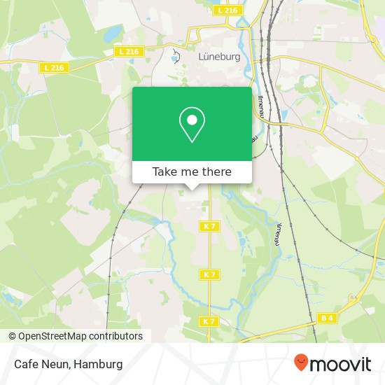 Cafe Neun map