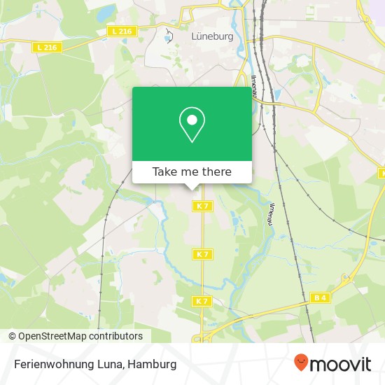 Ferienwohnung Luna map