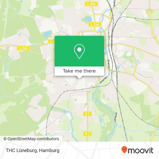 THC Lüneburg map