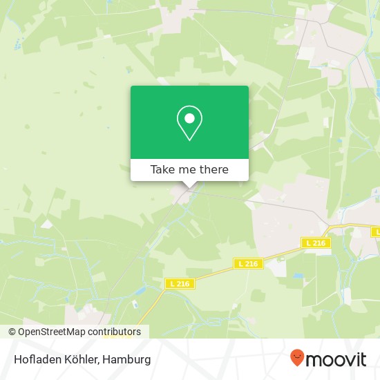 Карта Hofladen Köhler