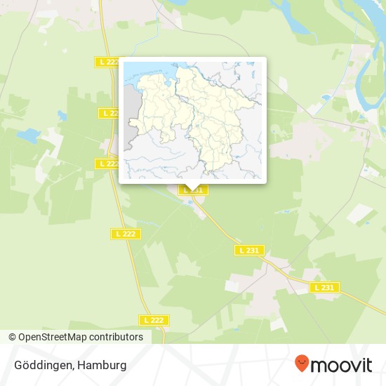 Göddingen map