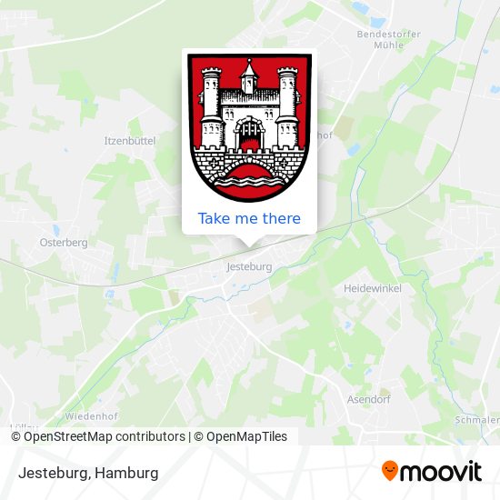 Jesteburg map