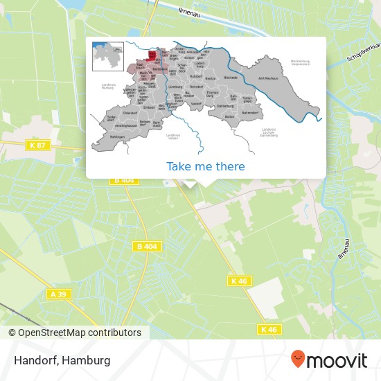 Handorf map